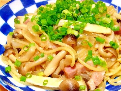 きのこの和風パスタ